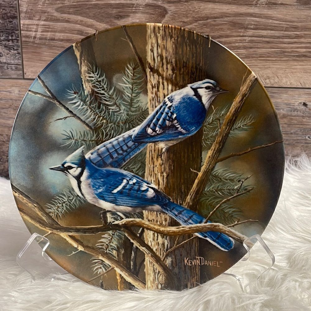 Kevin Daniel Blue Jay 1985 Collectors Plate, Plate Ni. 11735F, BlueJays